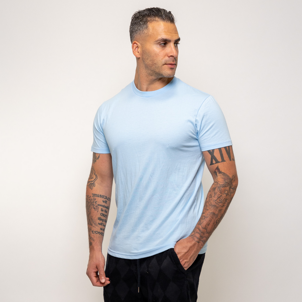 Baby Blue Crew Neck