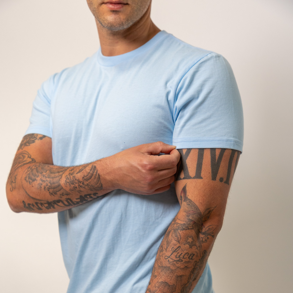 Baby Blue Crew Neck