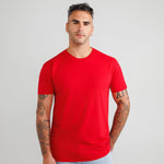 Red Crew Neck