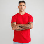 Red Crew Neck