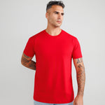 Red Crew Neck