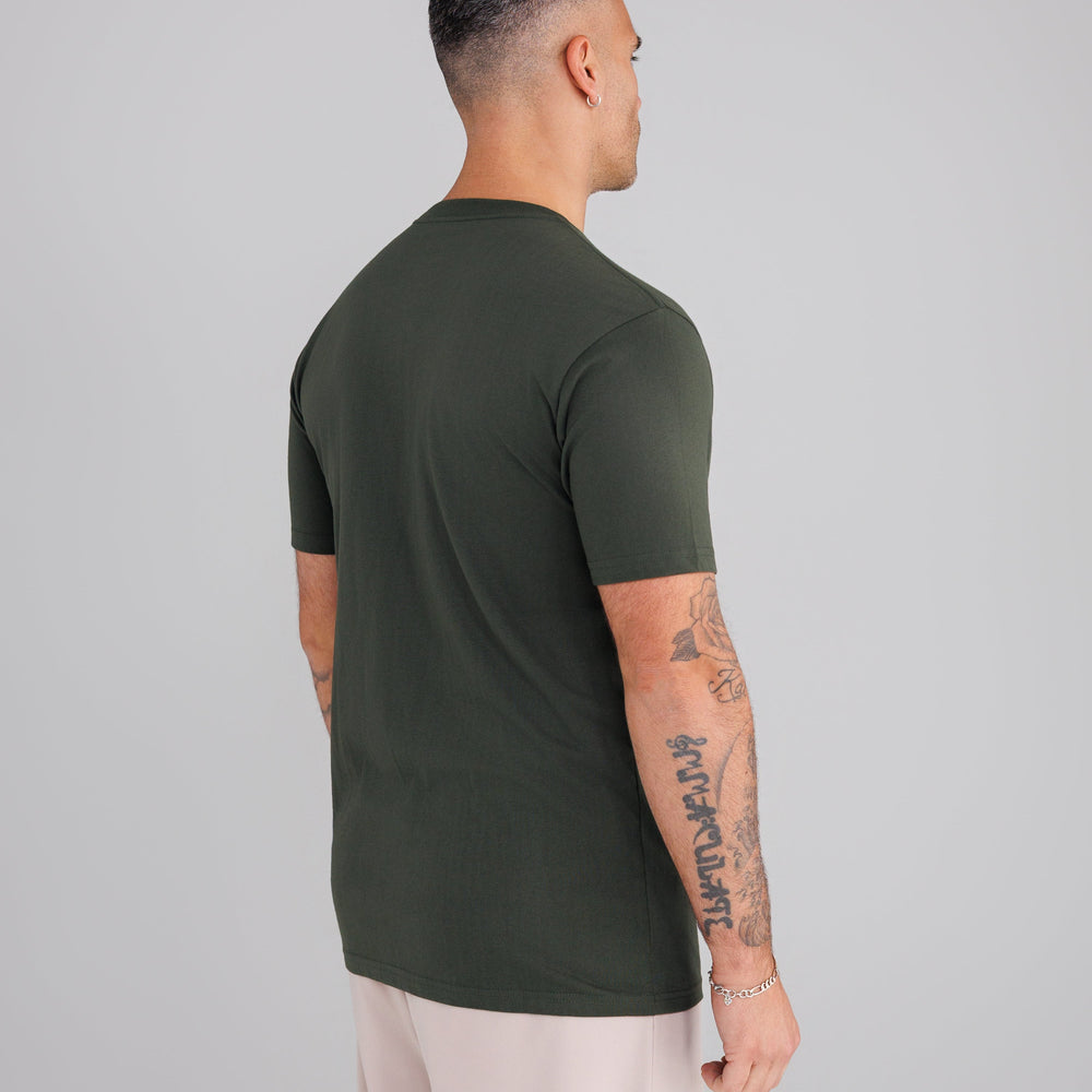 Dark Olive Crew Neck